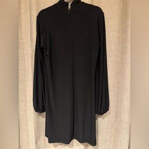 White House Black Market Classic Black Long Sleeve shift Dress